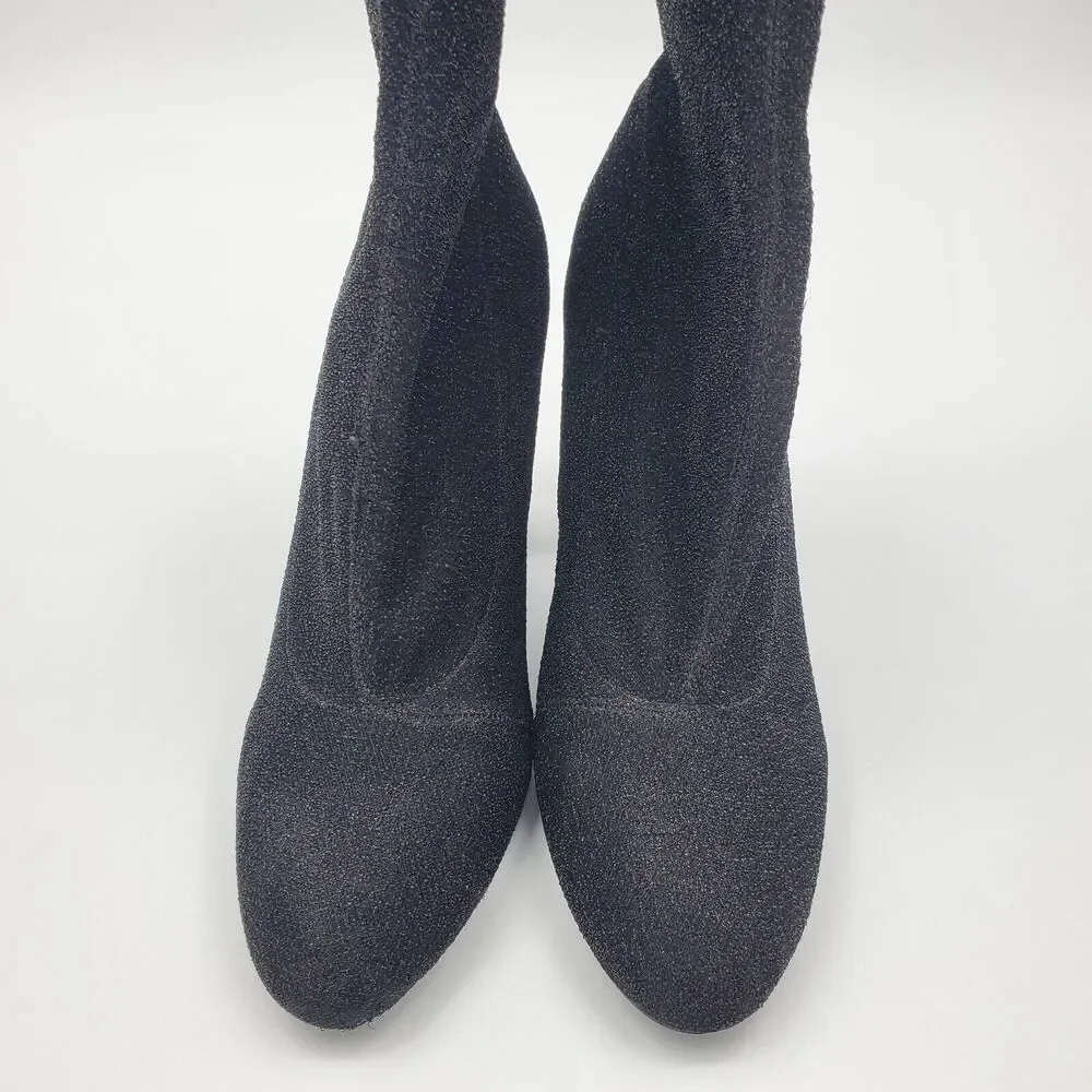 Steve Madden Euphoric Black Over The Knee Fashion Boots Womens Size 7 M